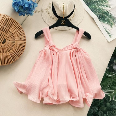 Maieu de damă cu nod decorativ în trei culori