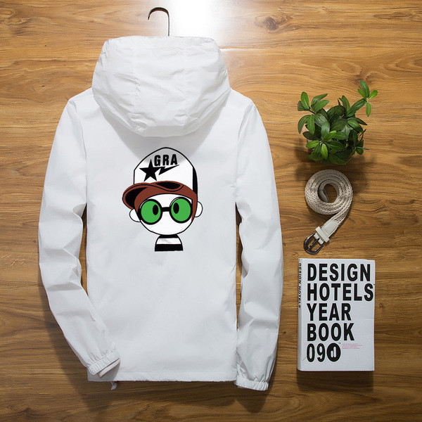 Top sport HIT Spring cu glugă și aplicație colorată pe spate în mai multe culori