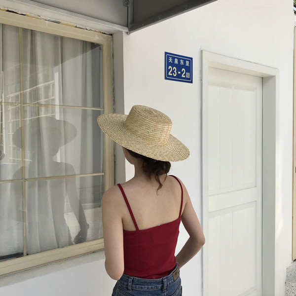 Maieu de dama cu bretele subtiri in mai multe culori - model slim