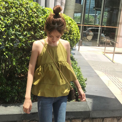 Maieu modern de dama cu volane in doua culori