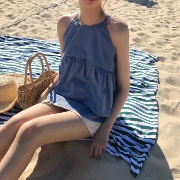 Maieu modern de dama cu volane in doua culori