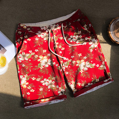 Pantaloni scurți pentru bărbați cu model floral în două culori