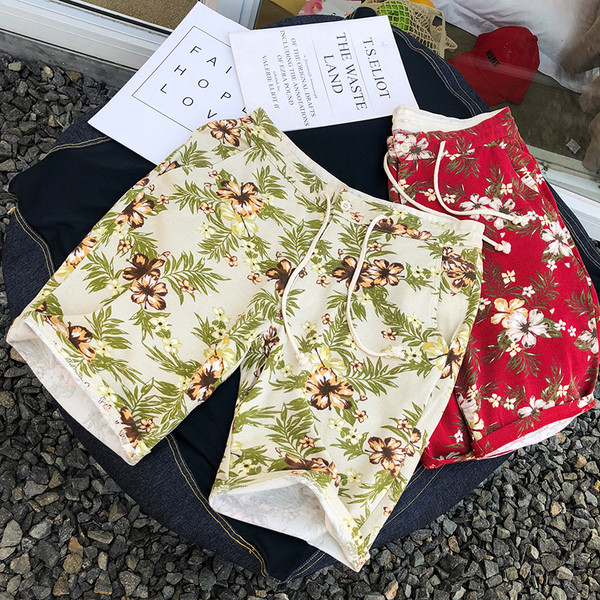 Pantaloni scurți pentru bărbați cu model floral în două culori