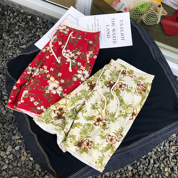 Pantaloni scurți pentru bărbați cu model floral în două culori