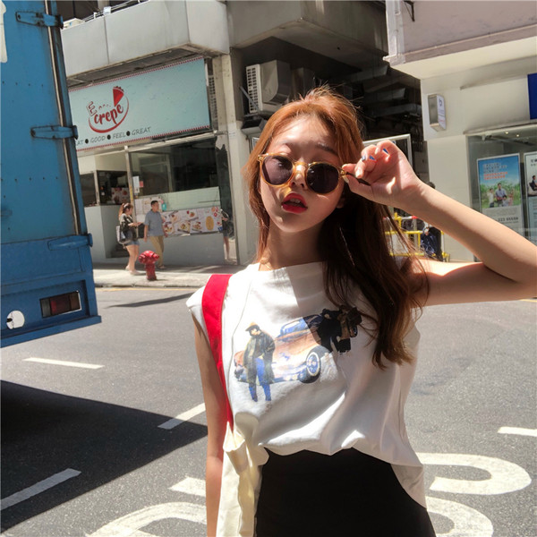 Maieu de dama cu aplicatie in trei culori - model lat