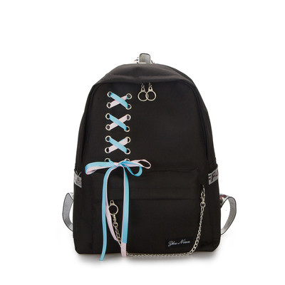 Rucsac de dama cu cravate in mai multe culori si in doua modele