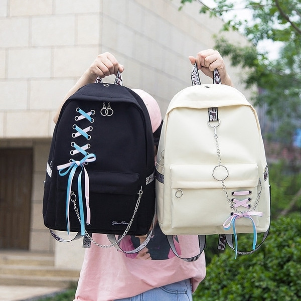 Rucsac de dama cu cravate in mai multe culori si in doua modele