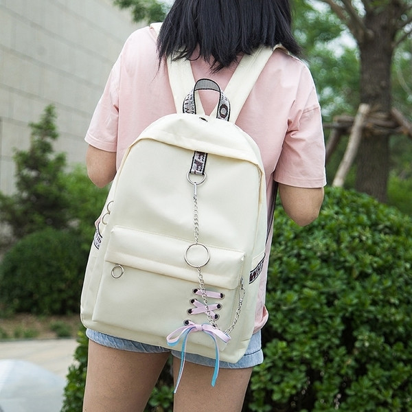 Rucsac de dama cu cravate in mai multe culori si in doua modele