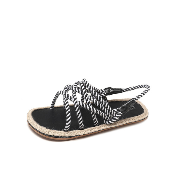 Ежедневни и удобни дамски сандали с крос каишки в два цвята