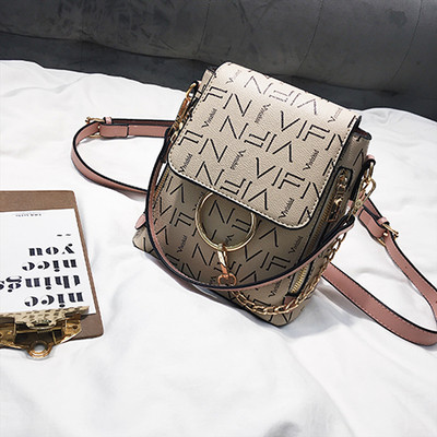 Rucsac mic de dama in trei culori cu inscriptii