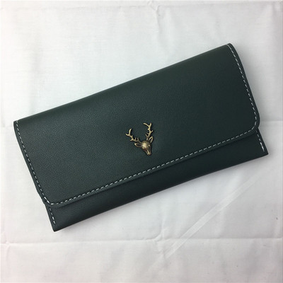 Дамски портфейл в няколко цвята с метална декорация