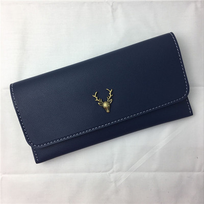 Дамски портфейл в няколко цвята с метална декорация