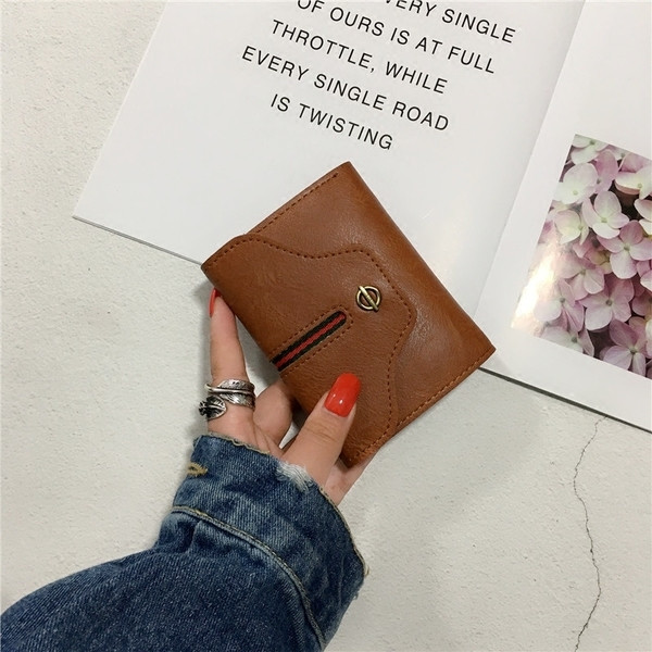 Portofel de dama in mai multe culori si decor metalic