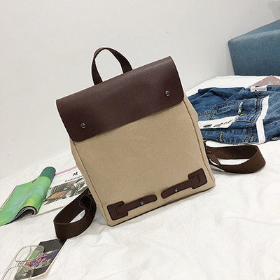 Ежедневна дамска раница с кожени елементи в три цвята