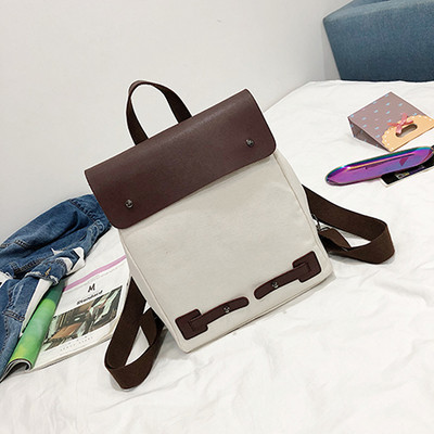 Ежедневна дамска раница с кожени елементи в три цвята