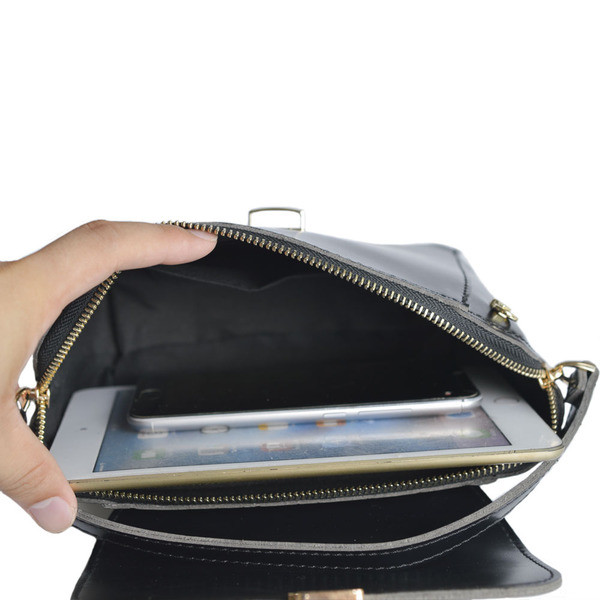 Geanta curata dama in mai multe culori cu buzunar la spate