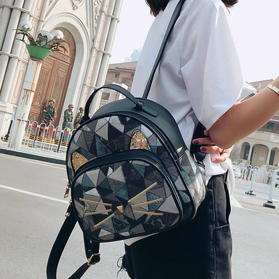 Дамска раница от еко кожа в няколко цвята и модела