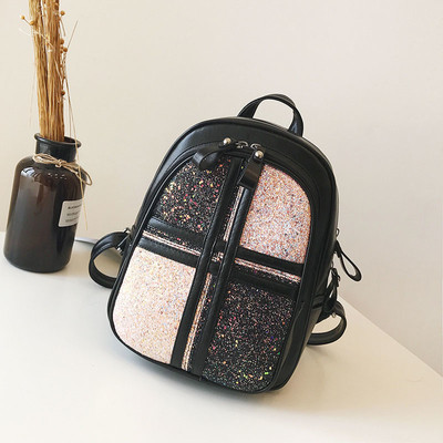 Rucsac mic de dama cu elemente stralucitoare in doua modele