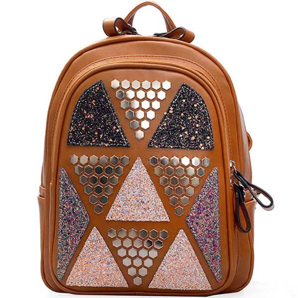 Rucsac mic de dama cu elemente stralucitoare in doua modele