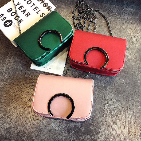 Geanta curata dama cu lant in mai multe culori