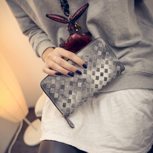 Portofel mare de dama frumos cu fermoar