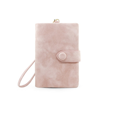 Portofel de dama modern din piele intoarsa in mai multe culori