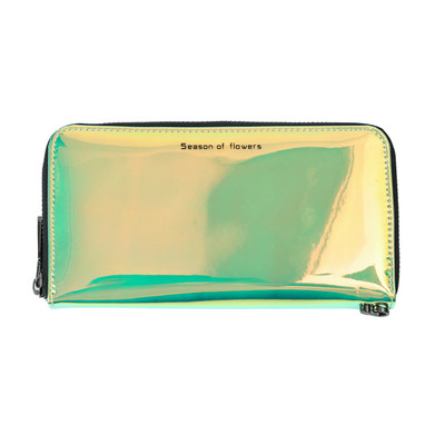 Portofel frumos de dama cu fermoar si finisaj lucios in doua marimi