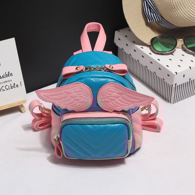 Rucsac de dama cu decor 3D in doua culori