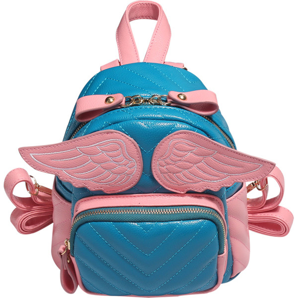 Rucsac de dama cu decor 3D in doua culori