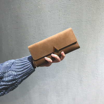 Portofel mare de dama cu element metalic in mai multe culori