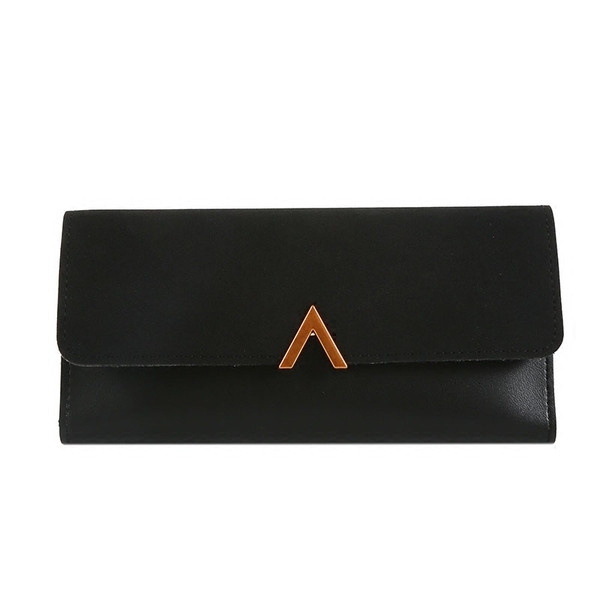 Portofel mare de dama cu element metalic in mai multe culori