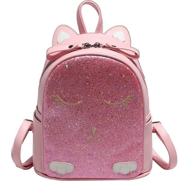 Rucsac de dama cu decor 3D si elemente stralucitoare in mai multe culori