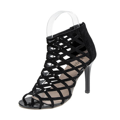 Sandale de dama elegante cu toc subtire de 9,5 cm in trei culori