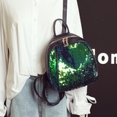 Дамска раница с пайети  в четири цвята