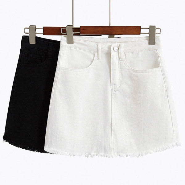 ХИТ Дамска дънкова пола - панталон в два цвята 