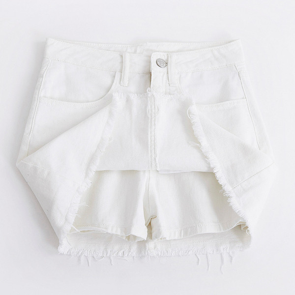 ХИТ Дамска дънкова пола - панталон в два цвята 