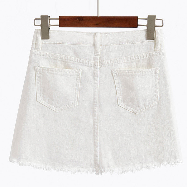 ХИТ Дамска дънкова пола - панталон в два цвята 