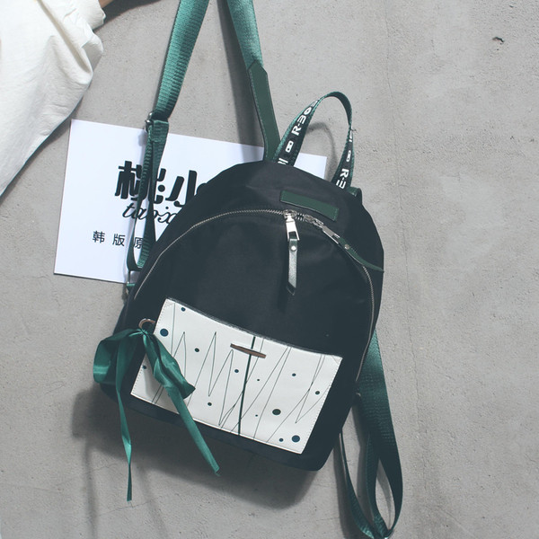 Ежедневна дамска раница в три цвята