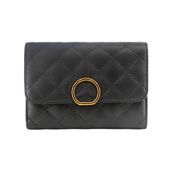 Portofel mic de dama cu element metalic in mai multe culori