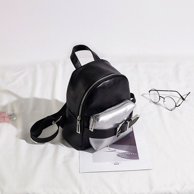 Rucsac de dama cu buzunar exterior si curea in mai multe culori