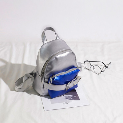 Rucsac de dama cu buzunar exterior si curea in mai multe culori