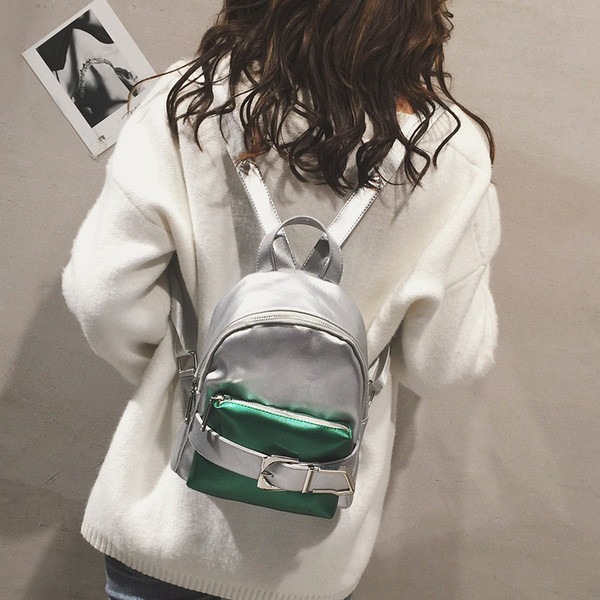 Rucsac de dama cu buzunar exterior si curea in mai multe culori