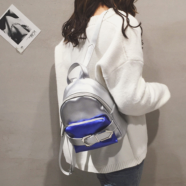 Rucsac de dama cu buzunar exterior si curea in mai multe culori