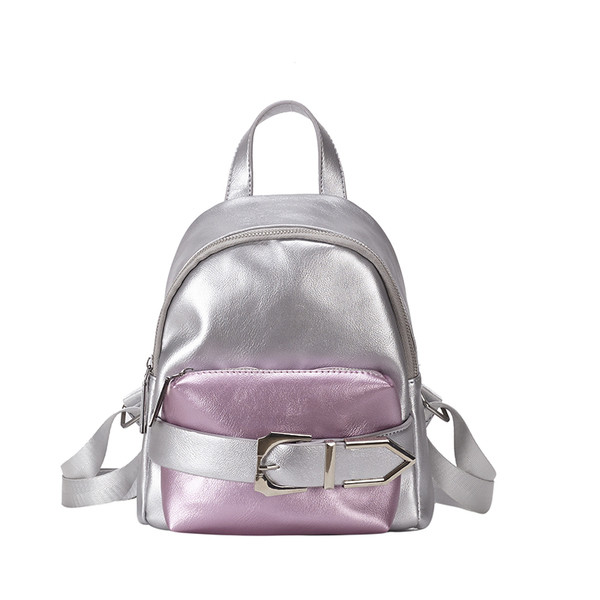 Rucsac de dama cu buzunar exterior si curea in mai multe culori