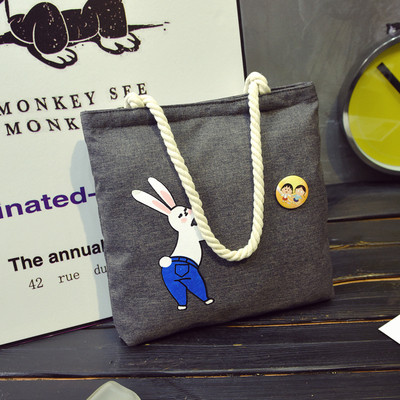 Geanta de dama de zi cu zi in mai multe culori cu inscriptie si imprimeu