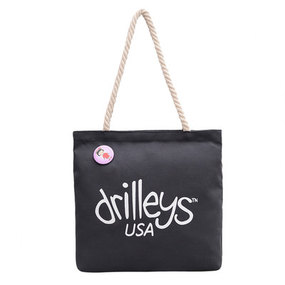 Geanta de dama de zi cu zi in mai multe culori cu inscriptie si imprimeu