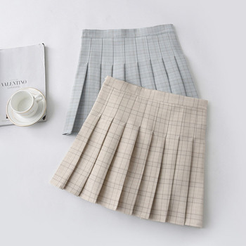 Лятна свежа плисирана пола в няколко цвята 