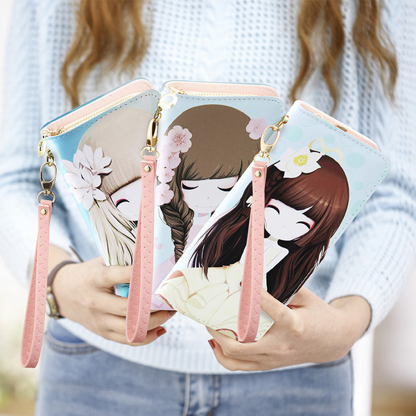 Μεγάλο γυναικείο πορτοφόλι  από οικολογικές δερμάτινες εφαρμογές