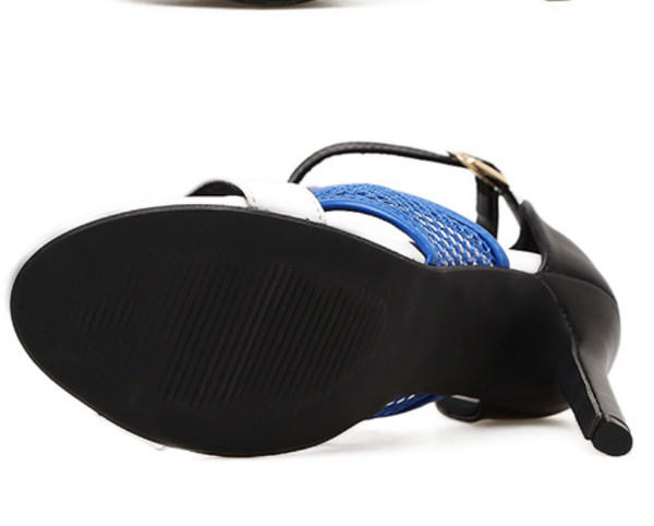 Sandale de dama elegante cu toc inalt subtire - 11,5 cm in doua culori