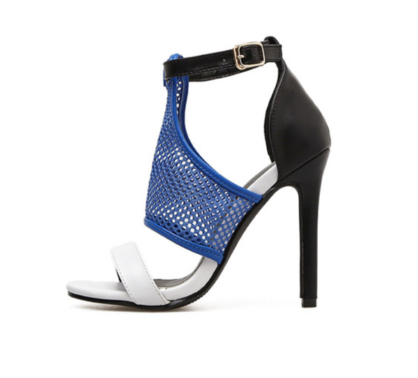 Sandale de dama elegante cu toc inalt subtire - 11,5 cm in doua culori